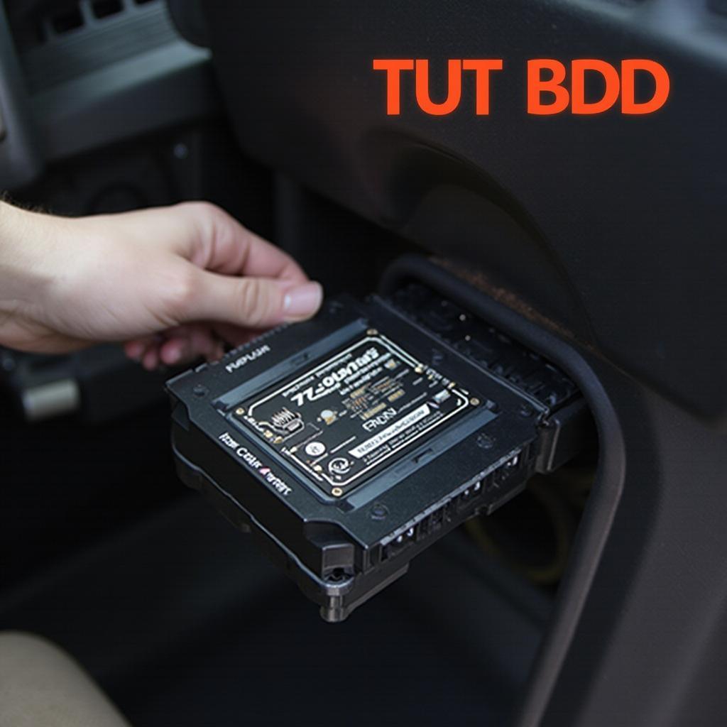 Stage 1 Performance Chip Module Connected to OBD2 Port