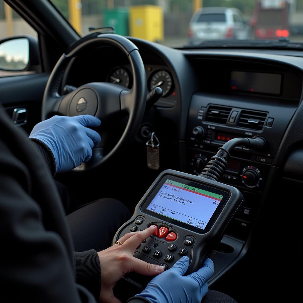 Subaru Legacy and OBD2 Scanner