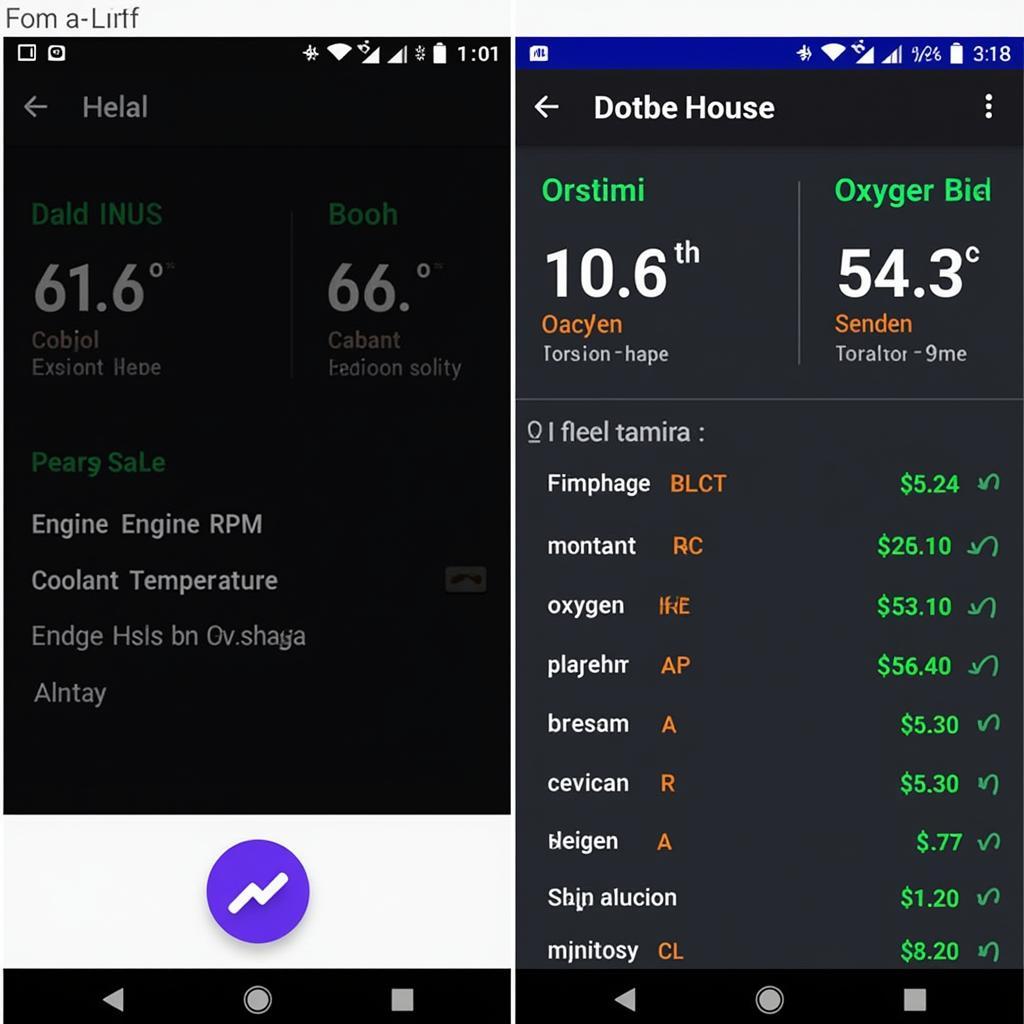 Subaru OBD2 App Dashboard