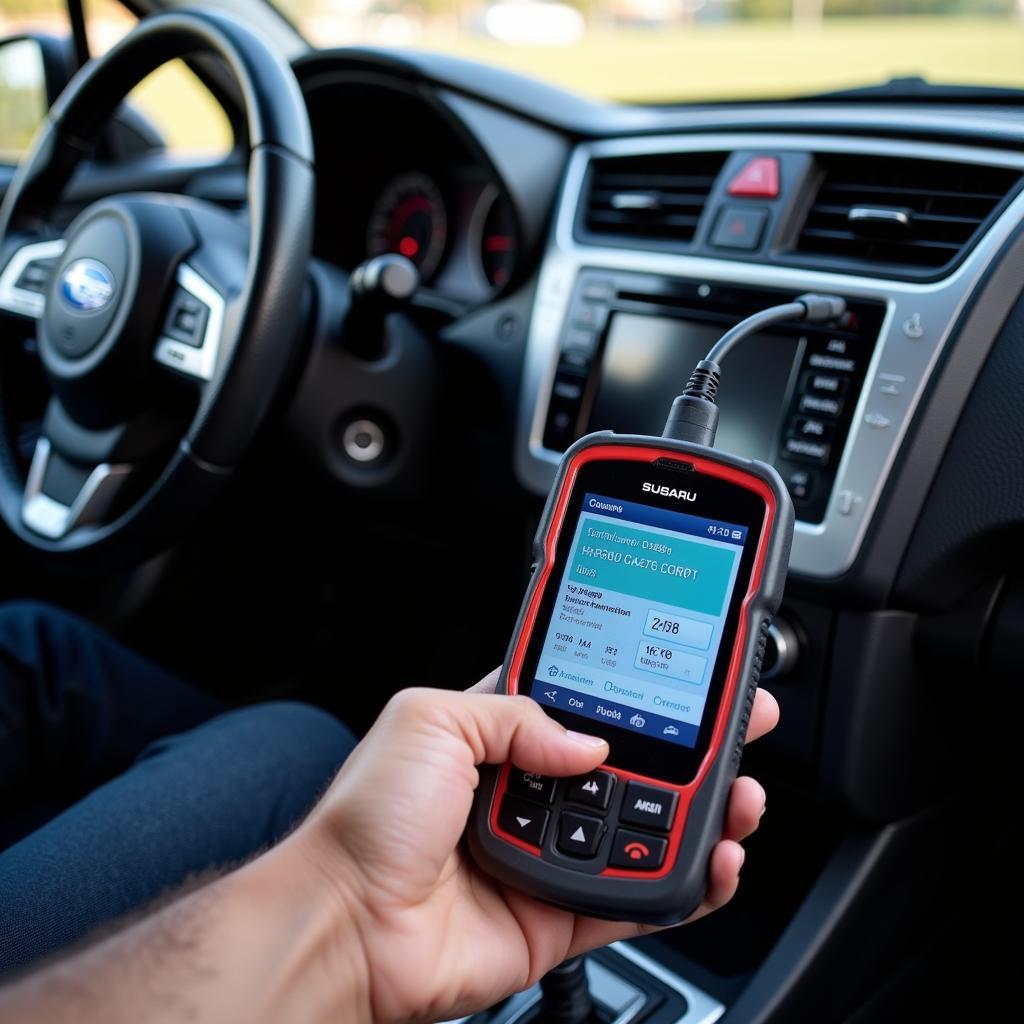 Connecting an OBD2 Scanner to a Subaru