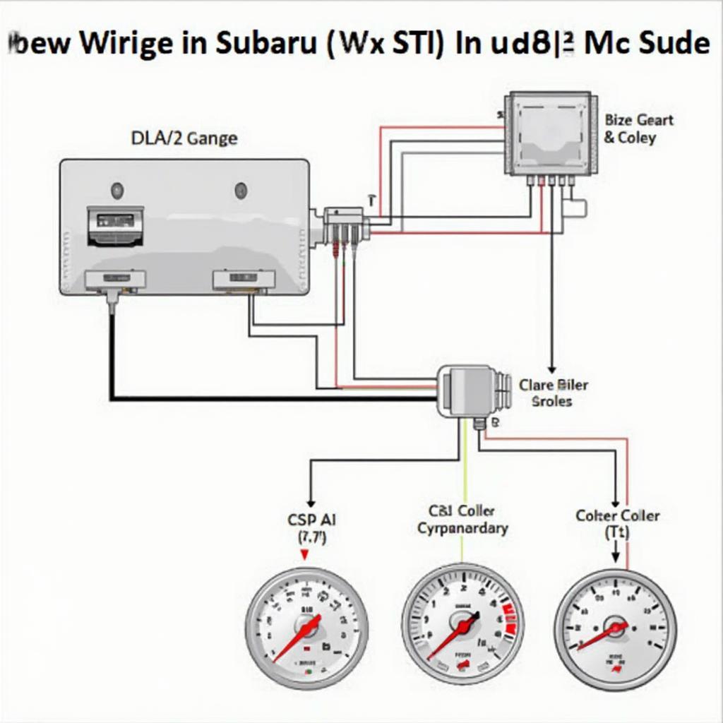 Subaru STI OBD2 Data Module Connections