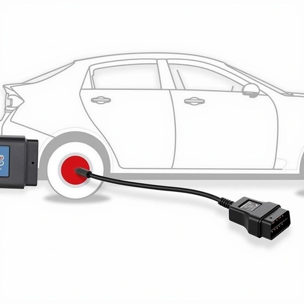 Tech2 OBD2 Adapter Cable