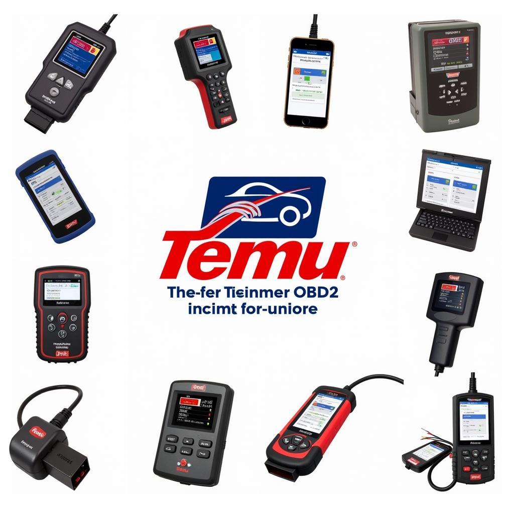 Temu OBD2 Scanner Variety