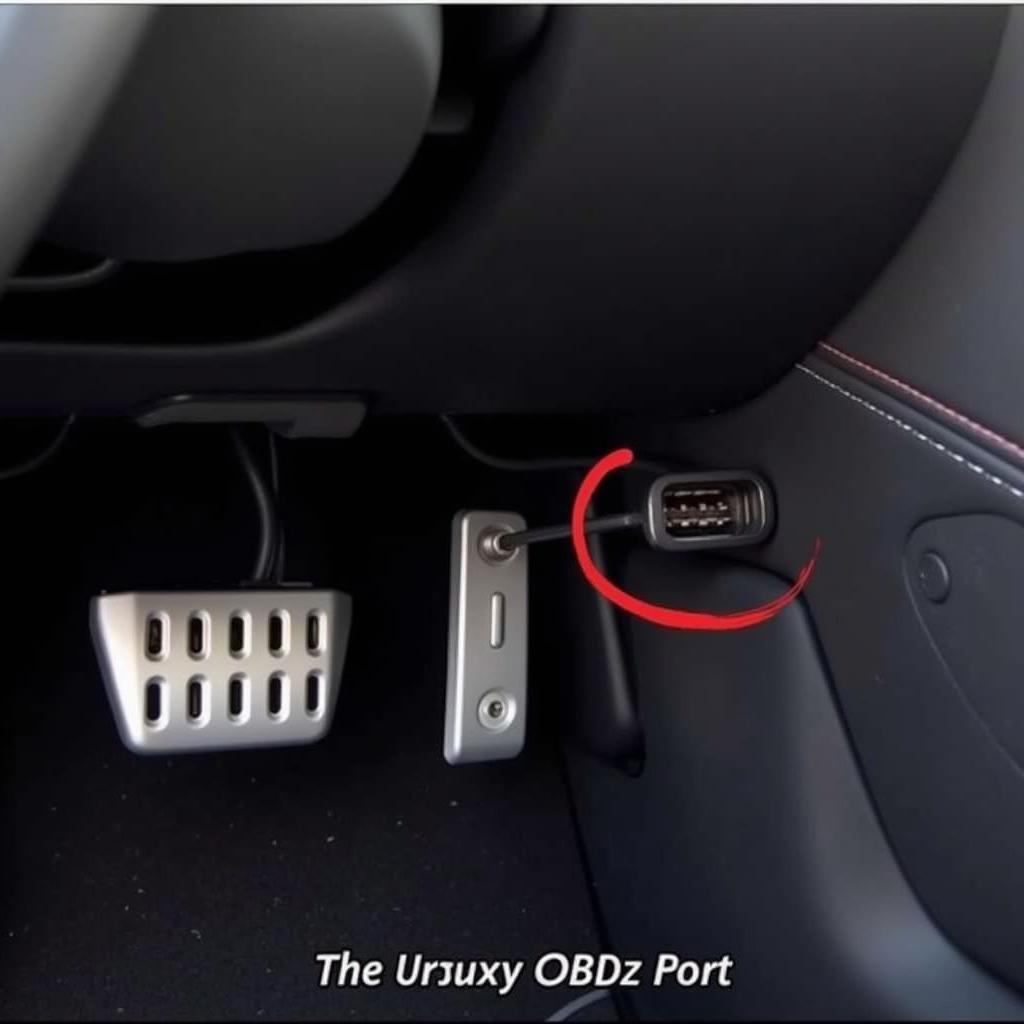 Tesla Model S OBD2 Port