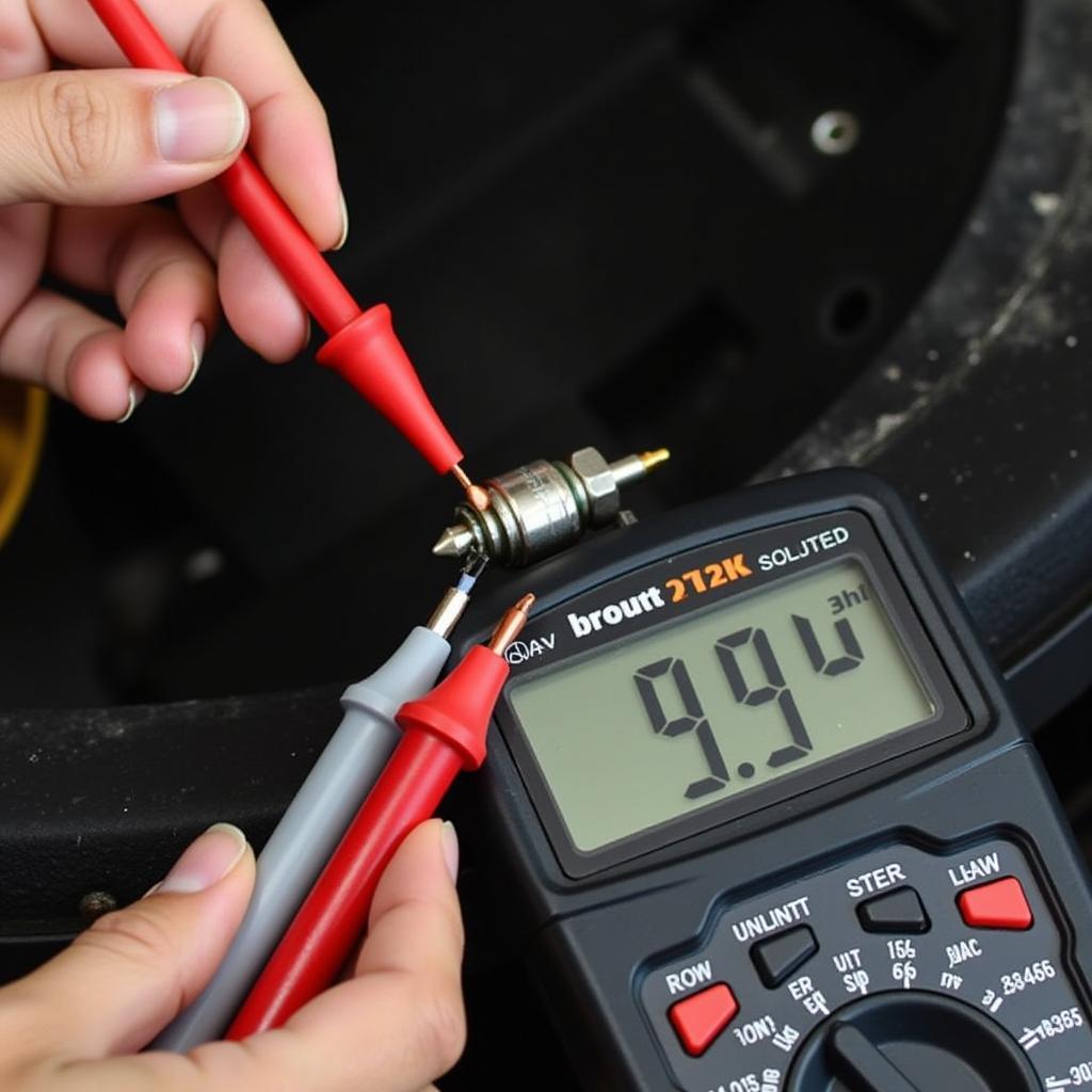 Testing a Glow Plug with a Multimeter