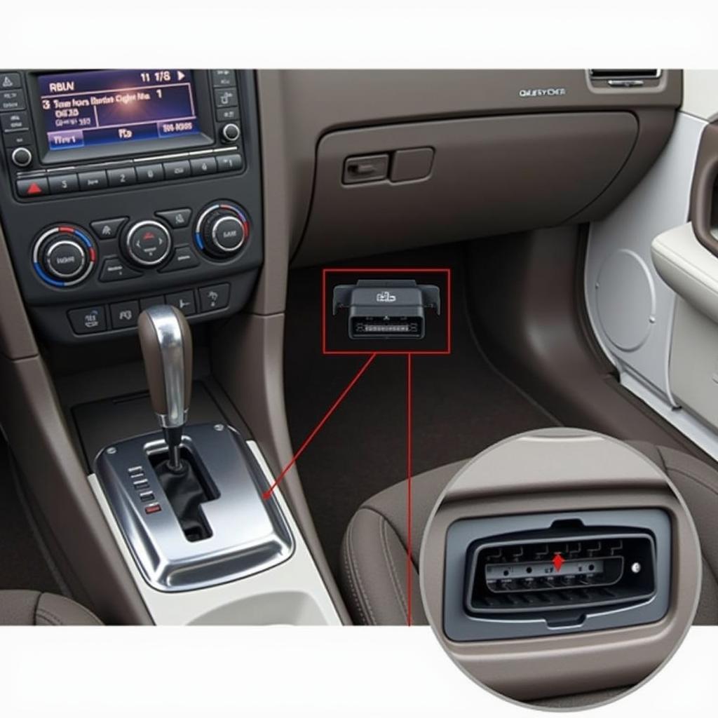 OBD2 Connector Location