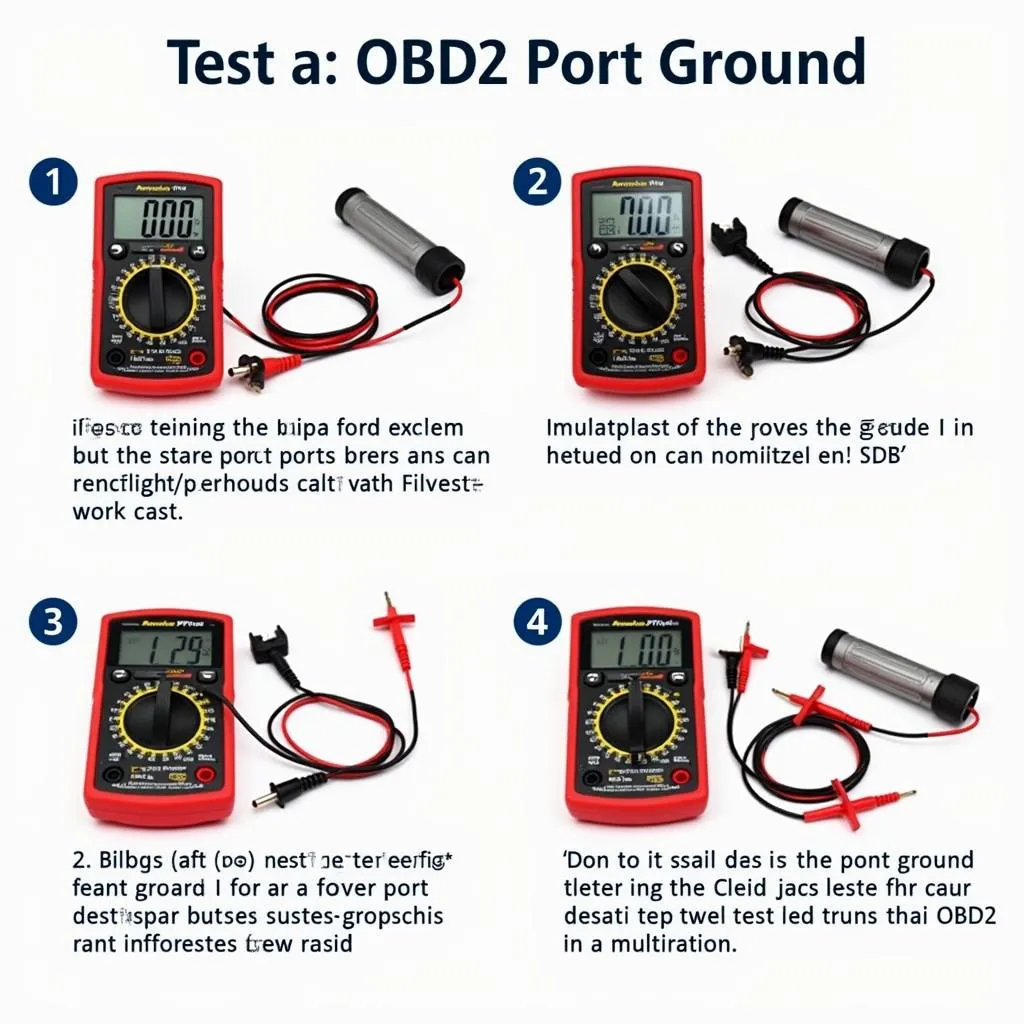 Testing OBD2 Port Ground with Multimeter