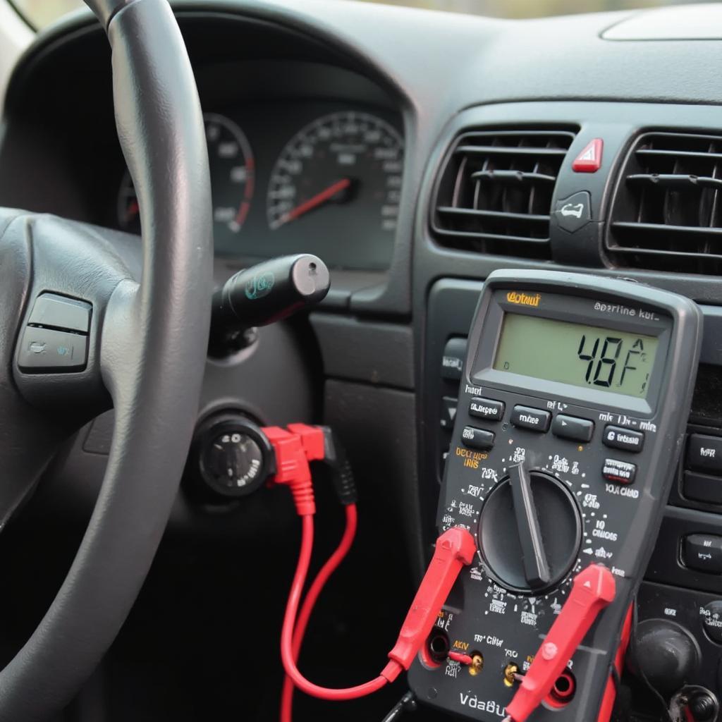 Testing the OBD2 Port Voltage with a Multimeter