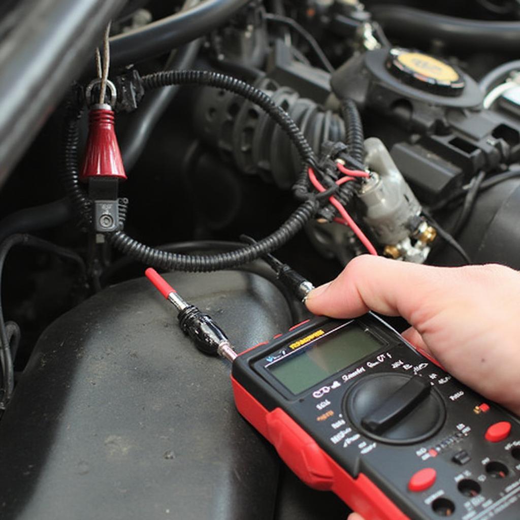 Testing the Throttle Position Sensor with a Multimeter