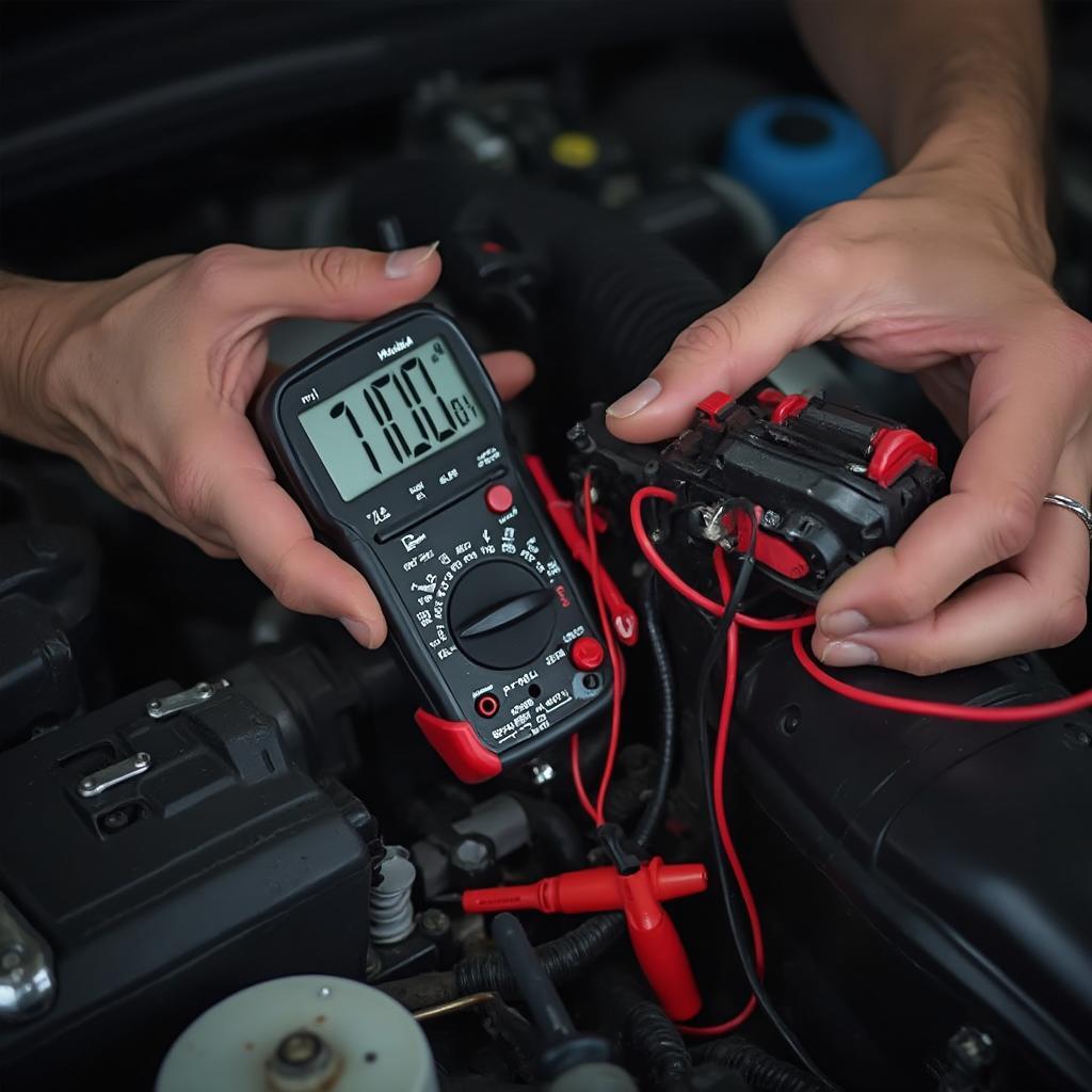 Using a Multimeter to Test Throttle Position Sensor