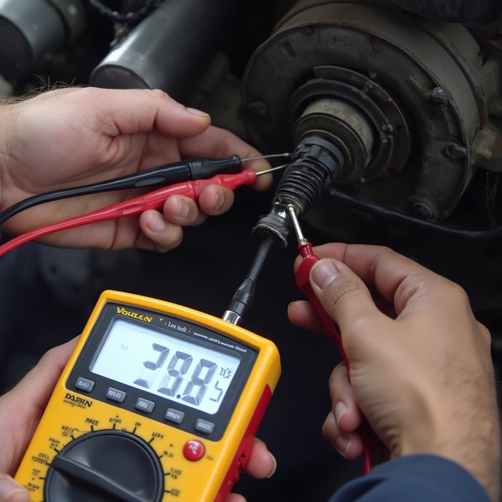 Testing the Transmission Range Sensor with a Multimeter