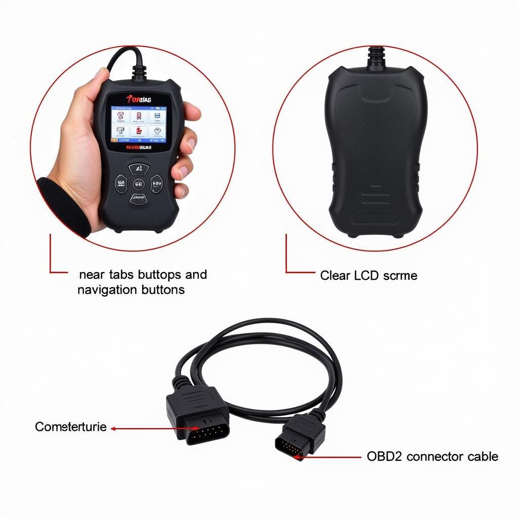 Topdiag JD316 Enhanced Mode 6 OBD2 Scanner