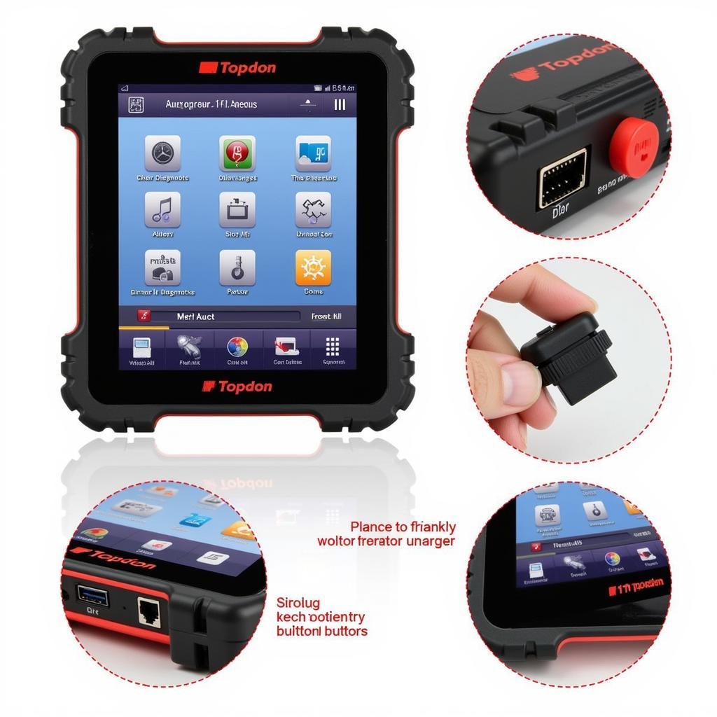 Topdon Tablet OBD2 Scanner Features