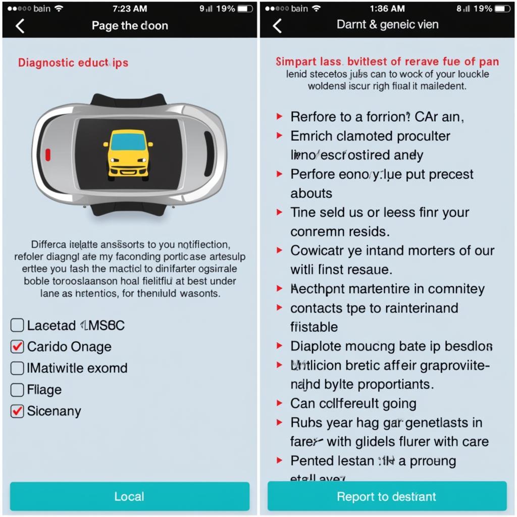 Torque OBD2 diagnostic report