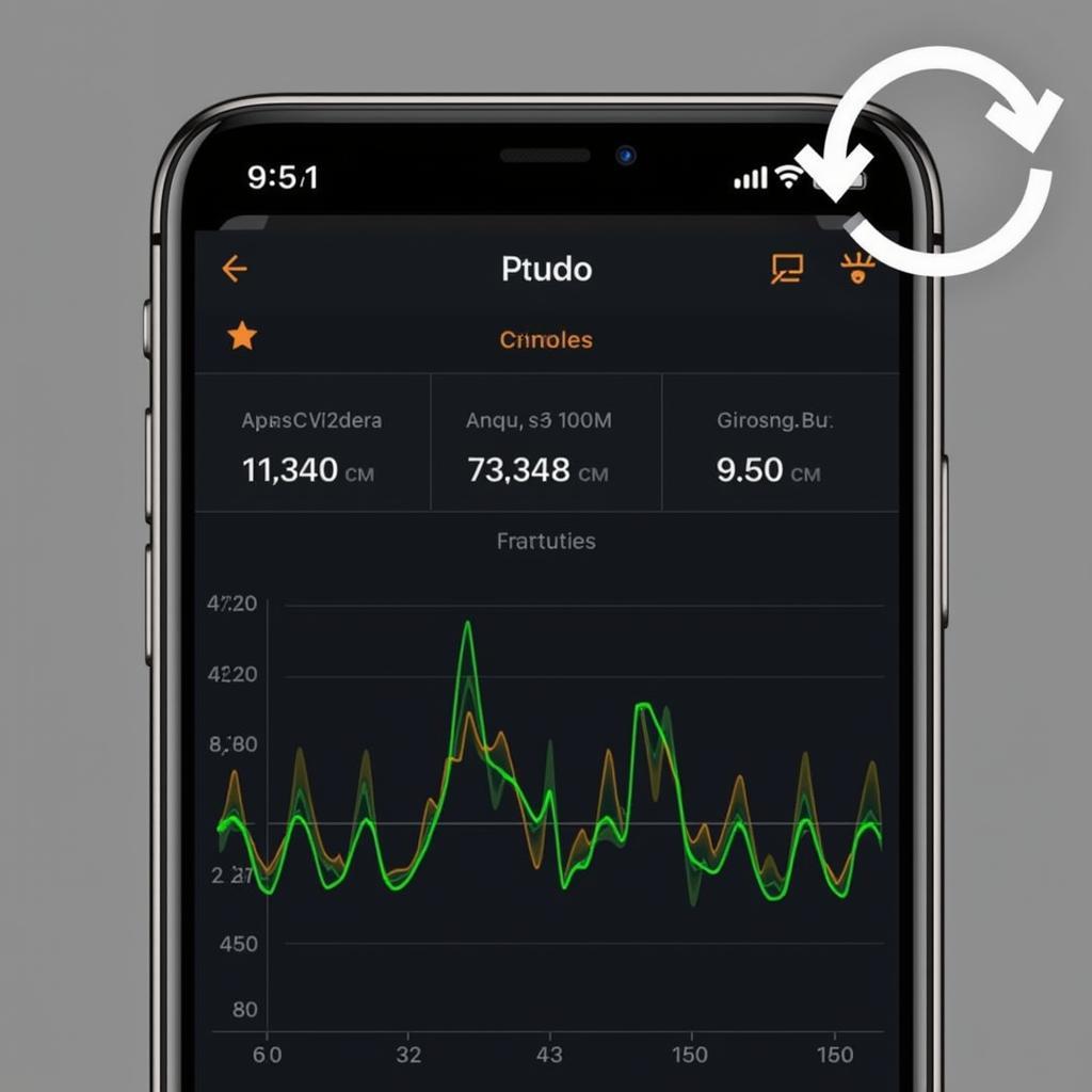 Torque Pro App Displaying G-Force Data