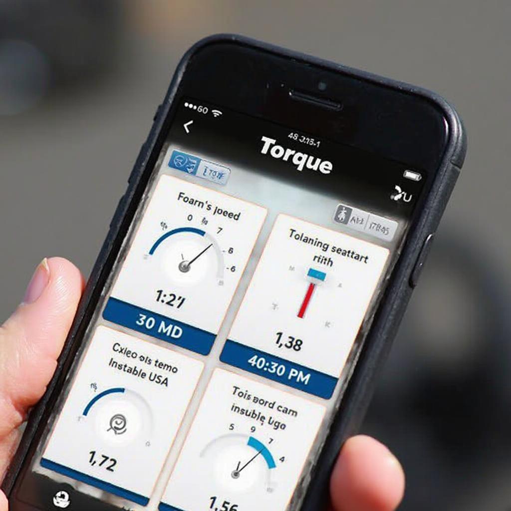 Torque OBD2 Scanner iPhone Dashboard Display