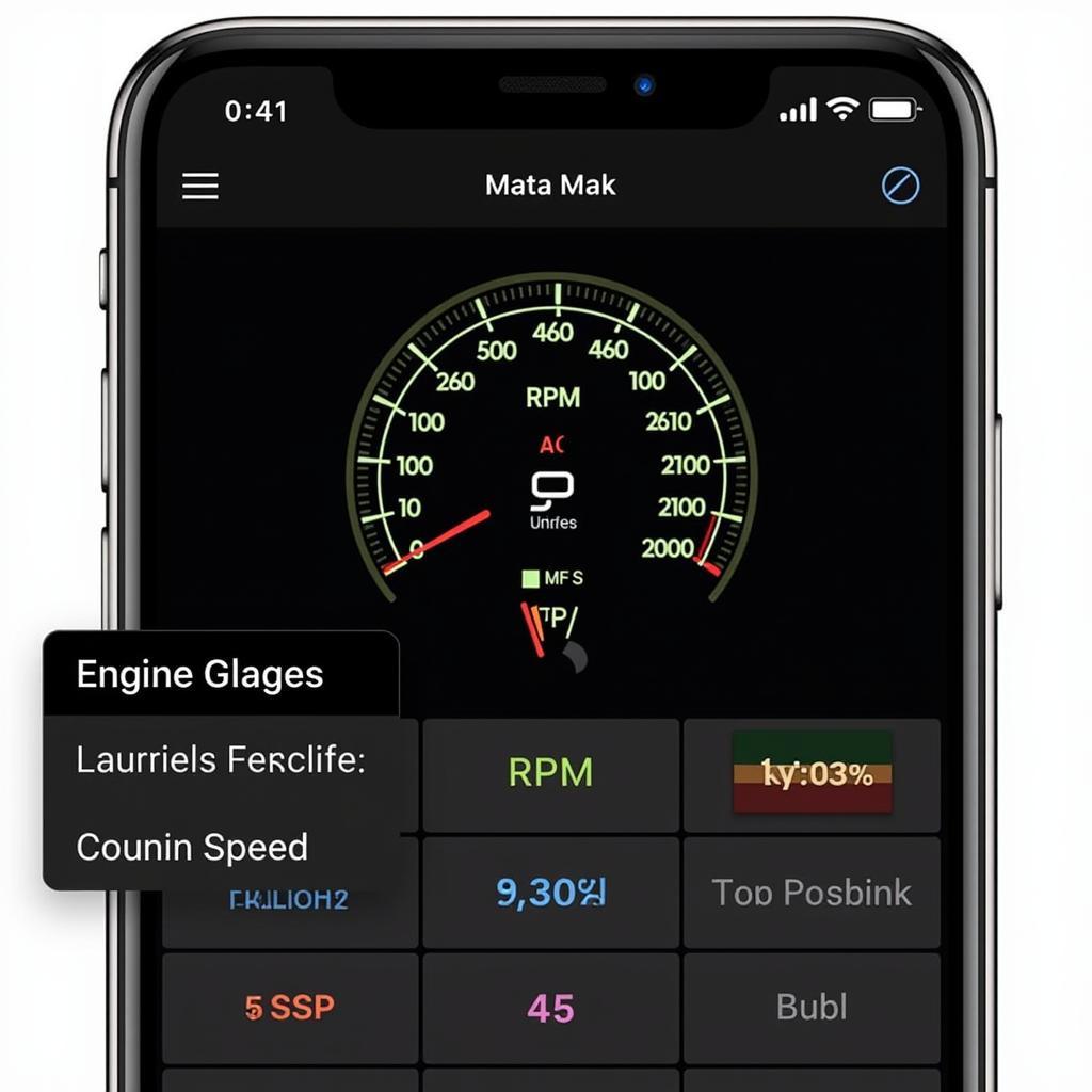 Torque Pro OBD2 App Interface