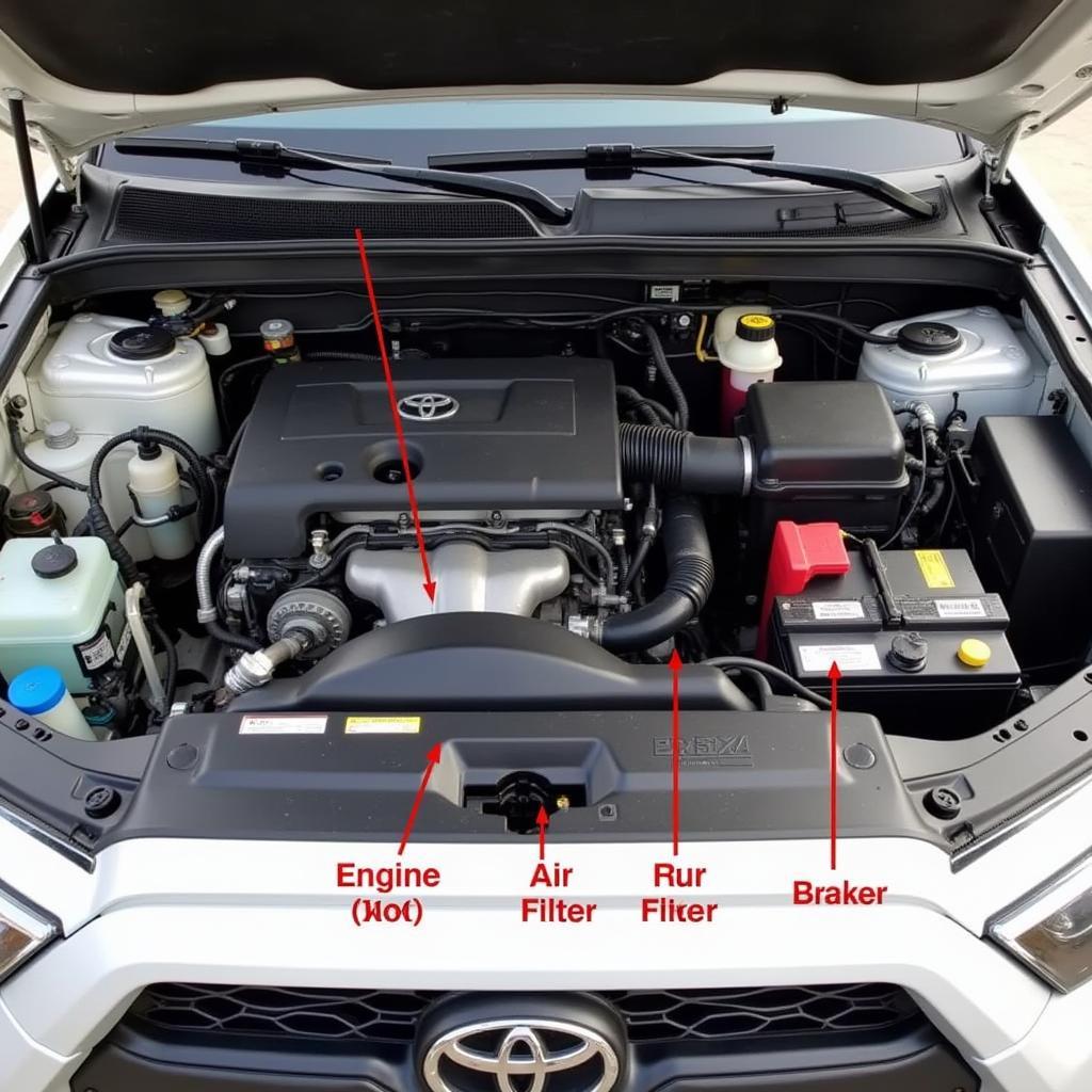 Toyota 4Runner Engine Bay