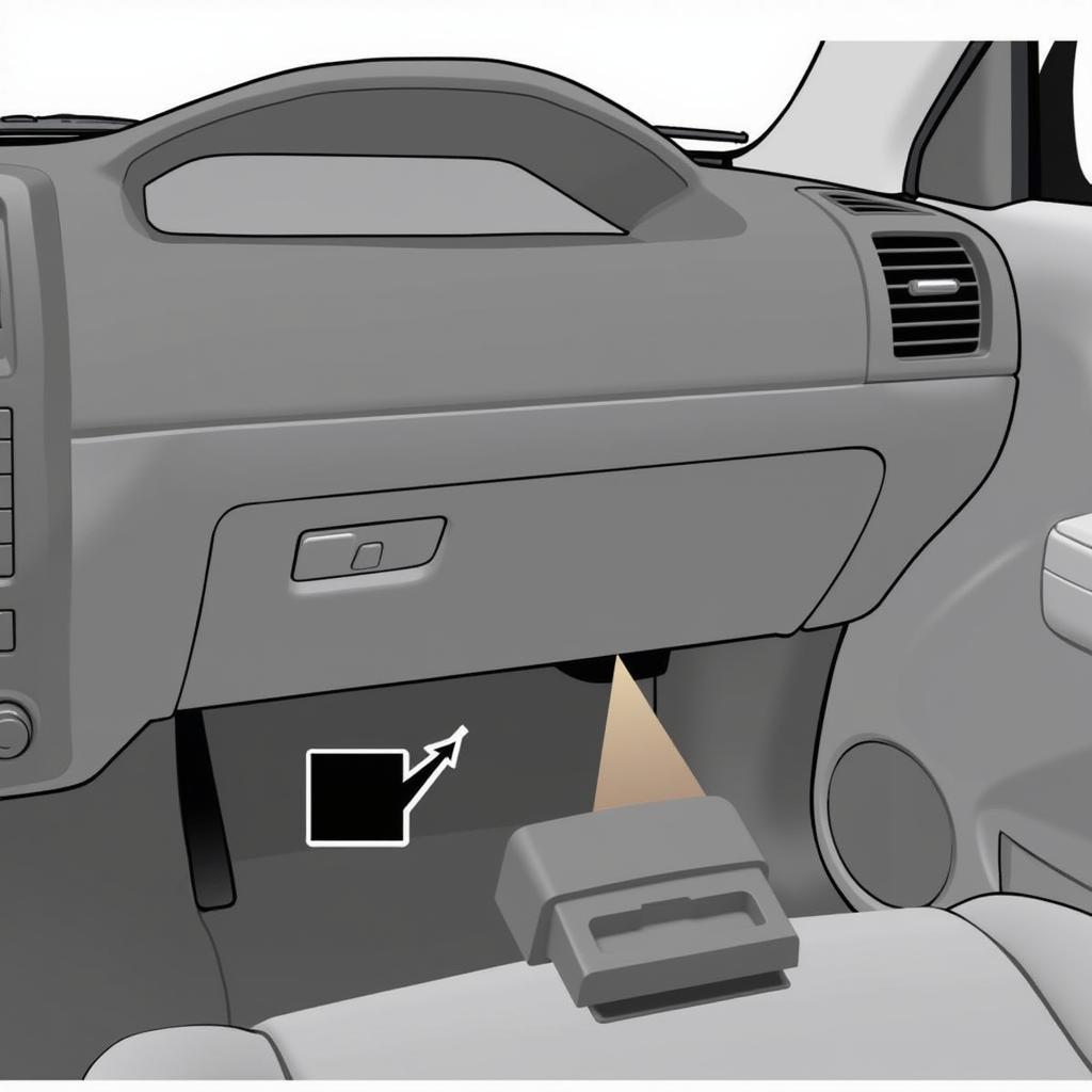 Toyota 4Runner OBD2 Port Location