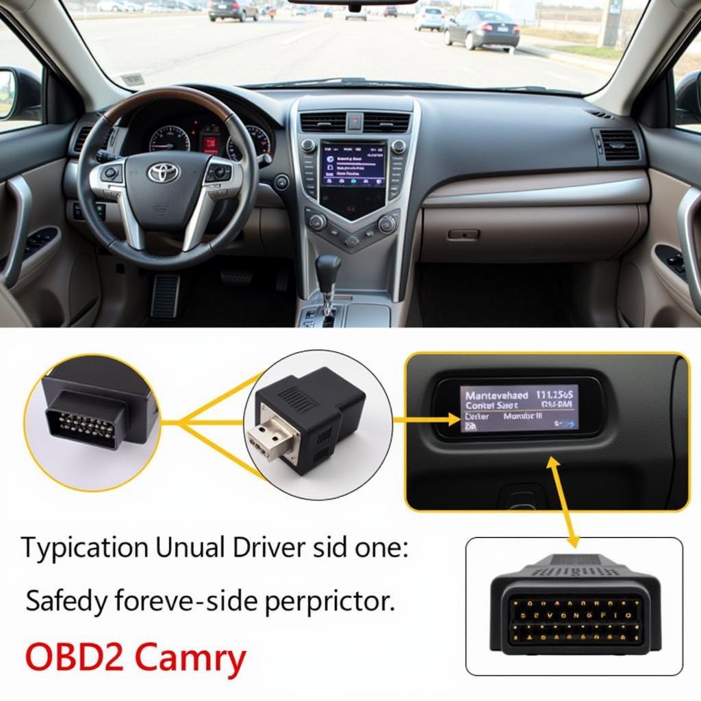 Toyota Camry OBD2 Port Location