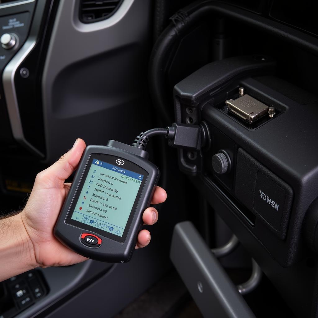 Using an OBD2 Scanner on a Toyota