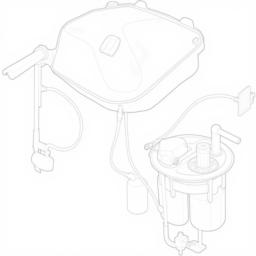 Toyota Prius fuel pump components