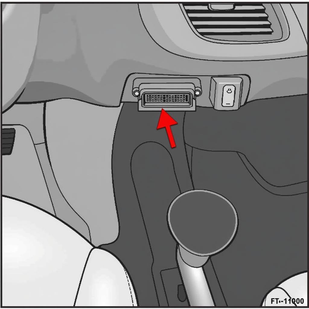 Toyota Prius OBD2 Port Location