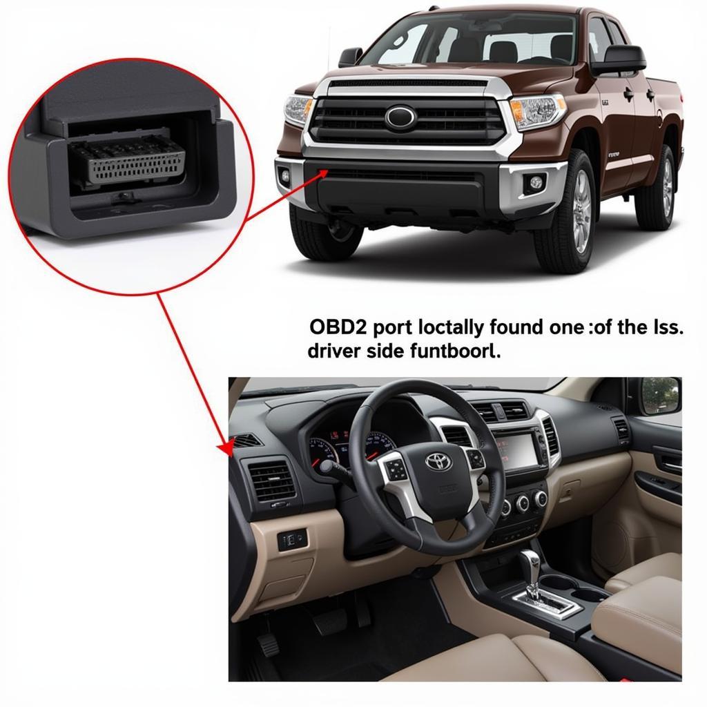 Toyota Tundra OBD2 Port Location