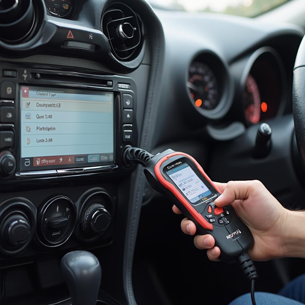 Using an OBD2 Scanner on a Toyota Yaris