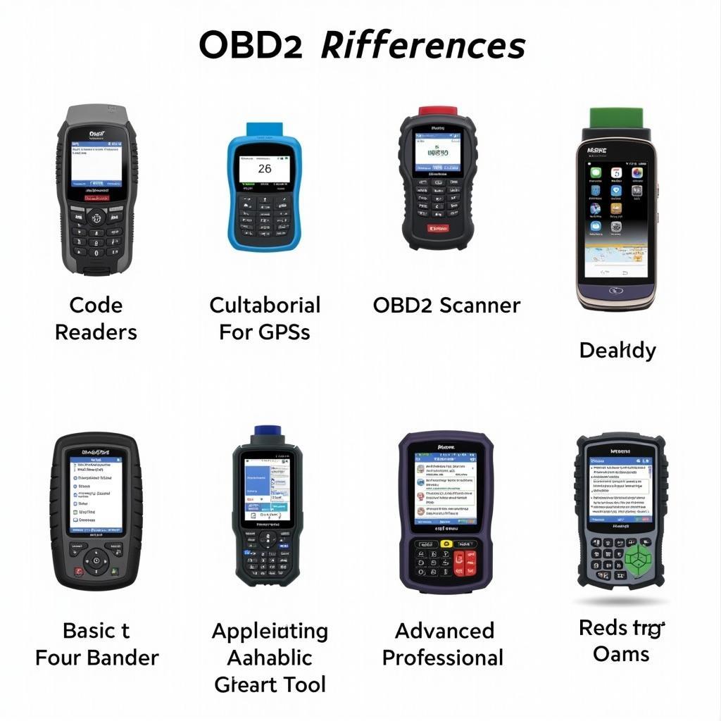 Various OBD2 Scanners