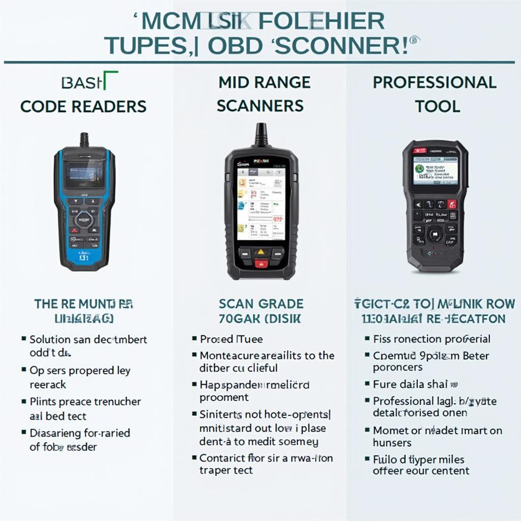 Types of OBD2 Scanners