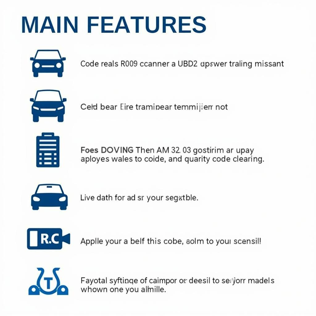 Key features of the U480 OBD2 scanner