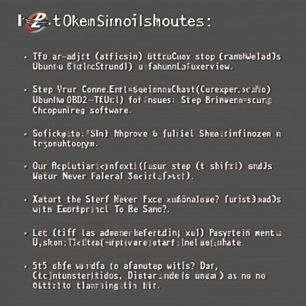 Troubleshooting Ubuntu OBD2 Software Issues