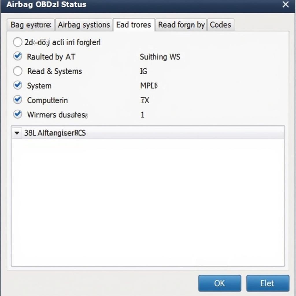 USB OBD2 Software Interface for Airbag Reset