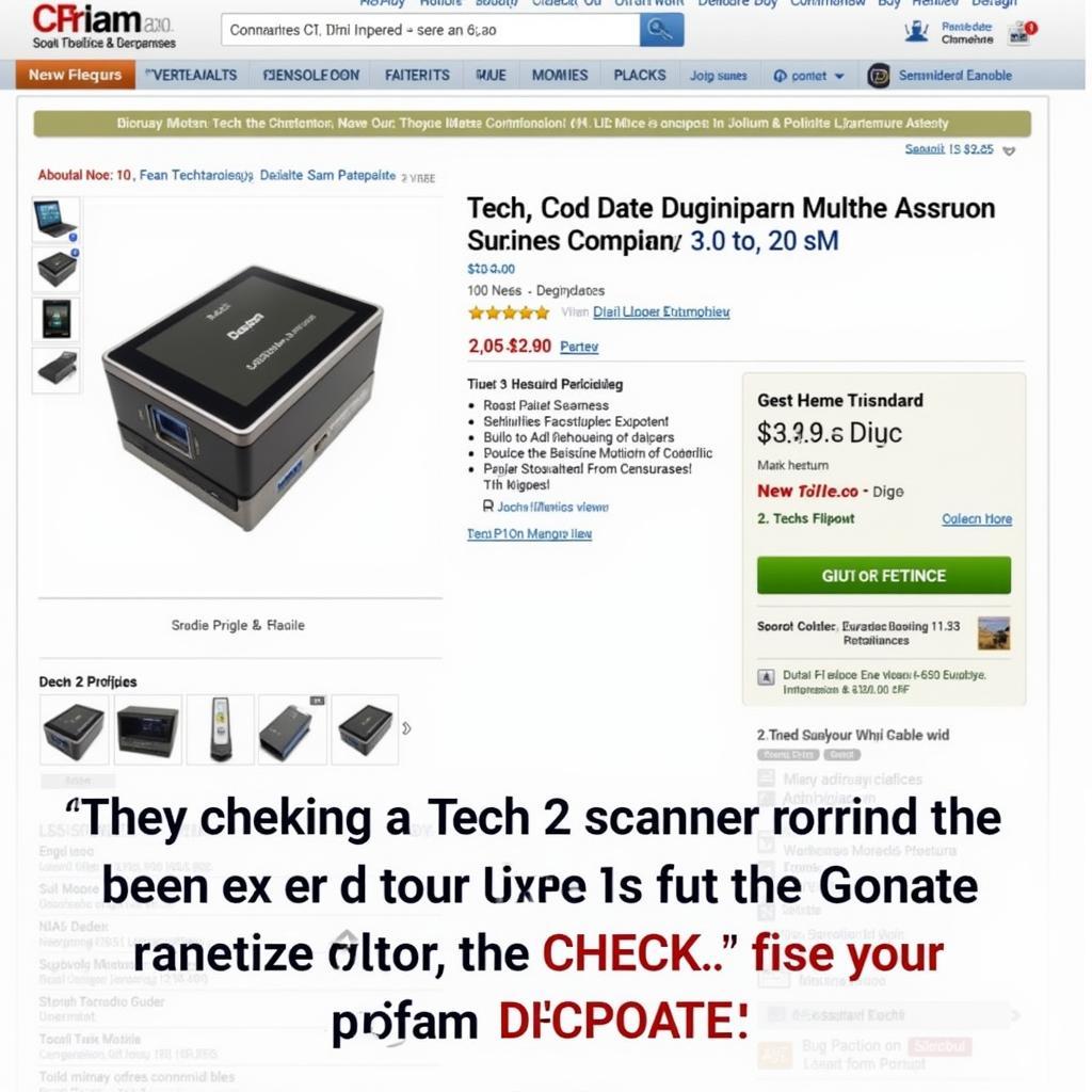 Used Tech 2 Scanner For Sale