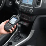 Connecting the FX2000 OBD2 Scanner to a car's diagnostic port