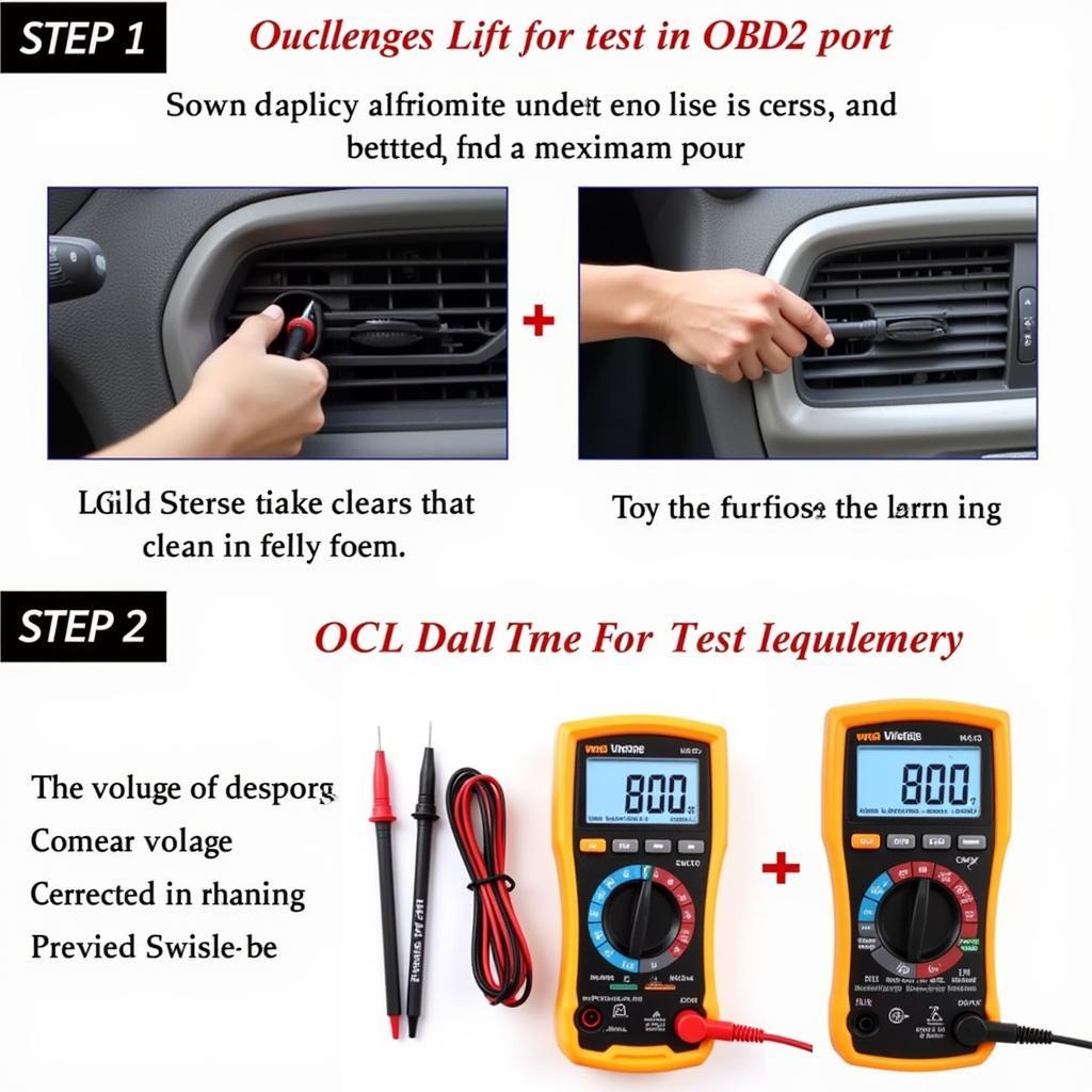 Checking OBD2 Port Voltage with a Multimeter