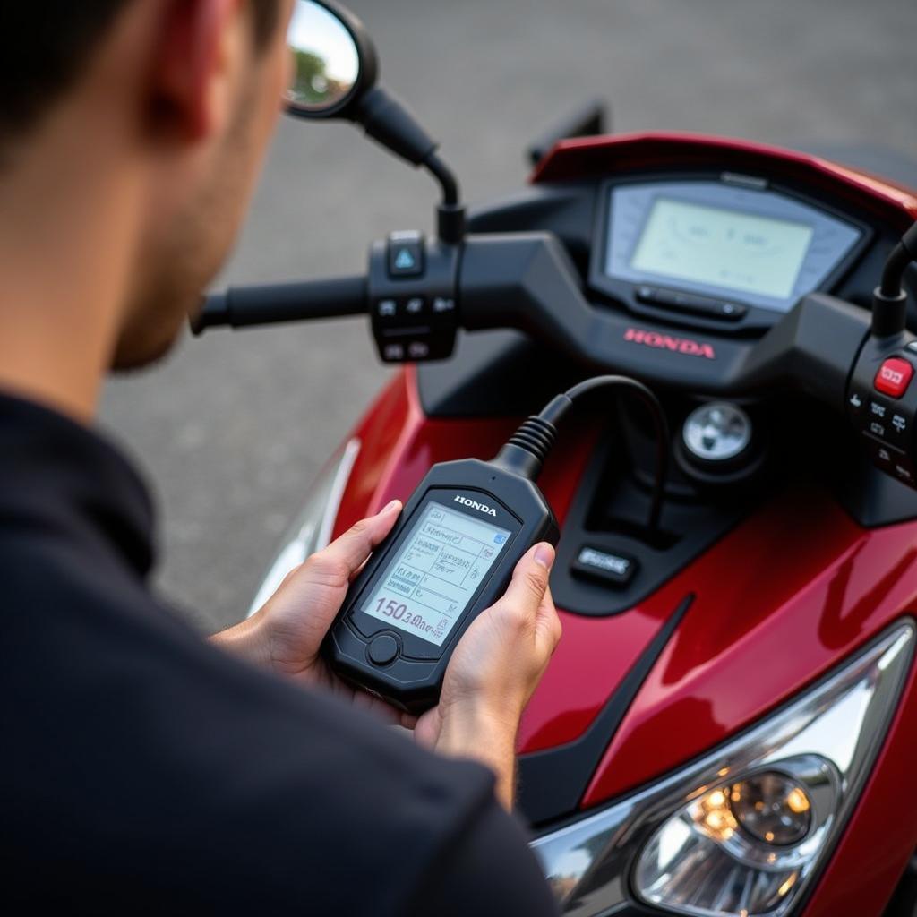 Using OBD2 Scanner to Diagnose Honda Activa