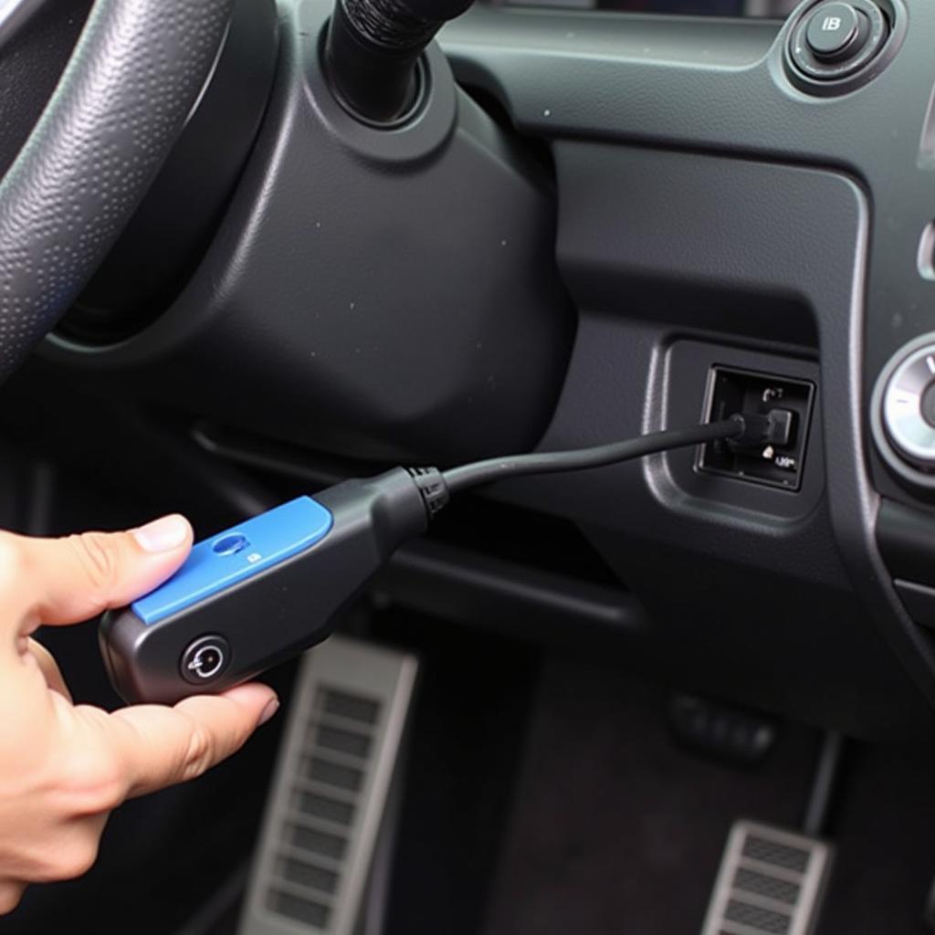 Connecting an OBD2 Scanner to a Honda Civic Si