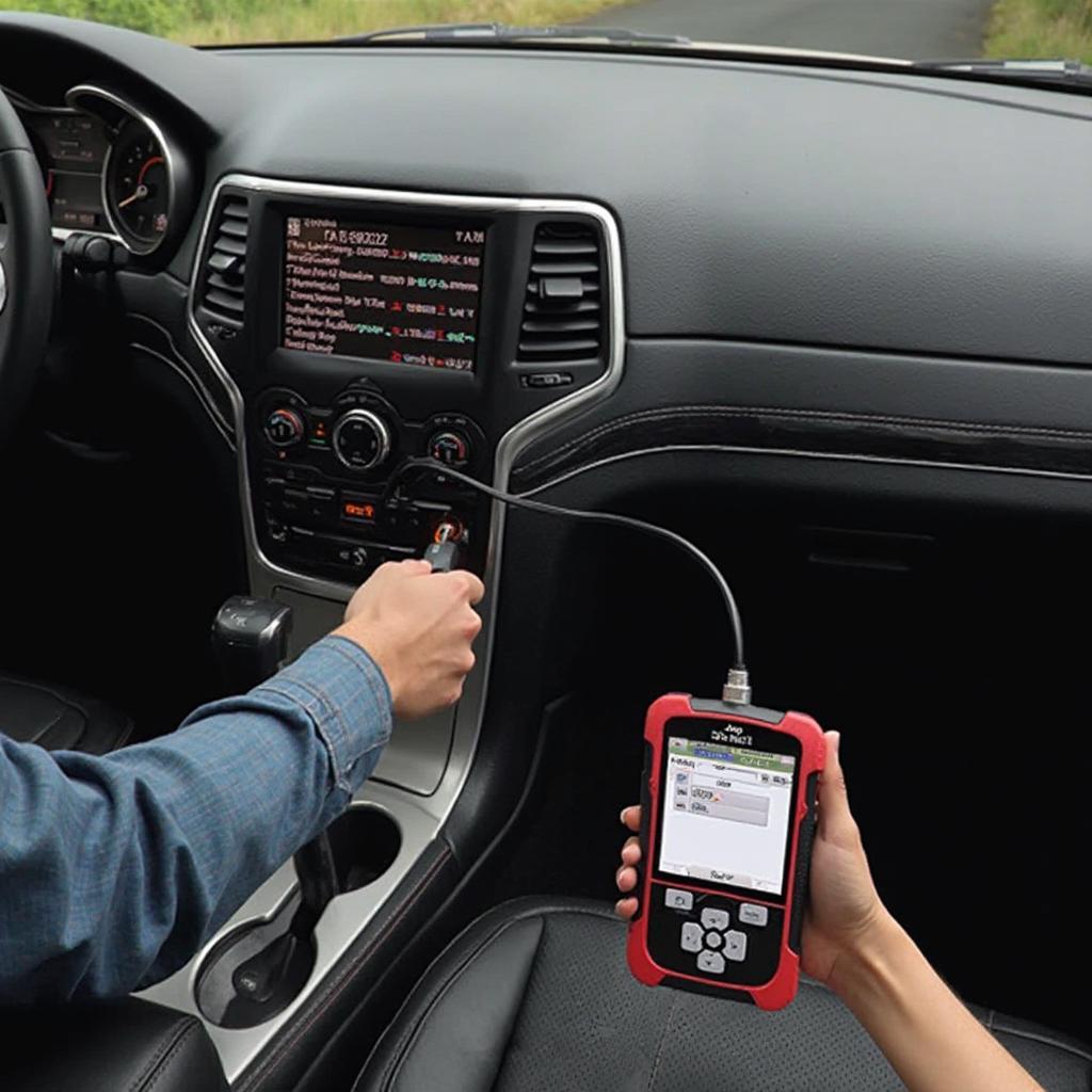 Using an OBD2 Scanner on a Jeep Grand Cherokee 2015