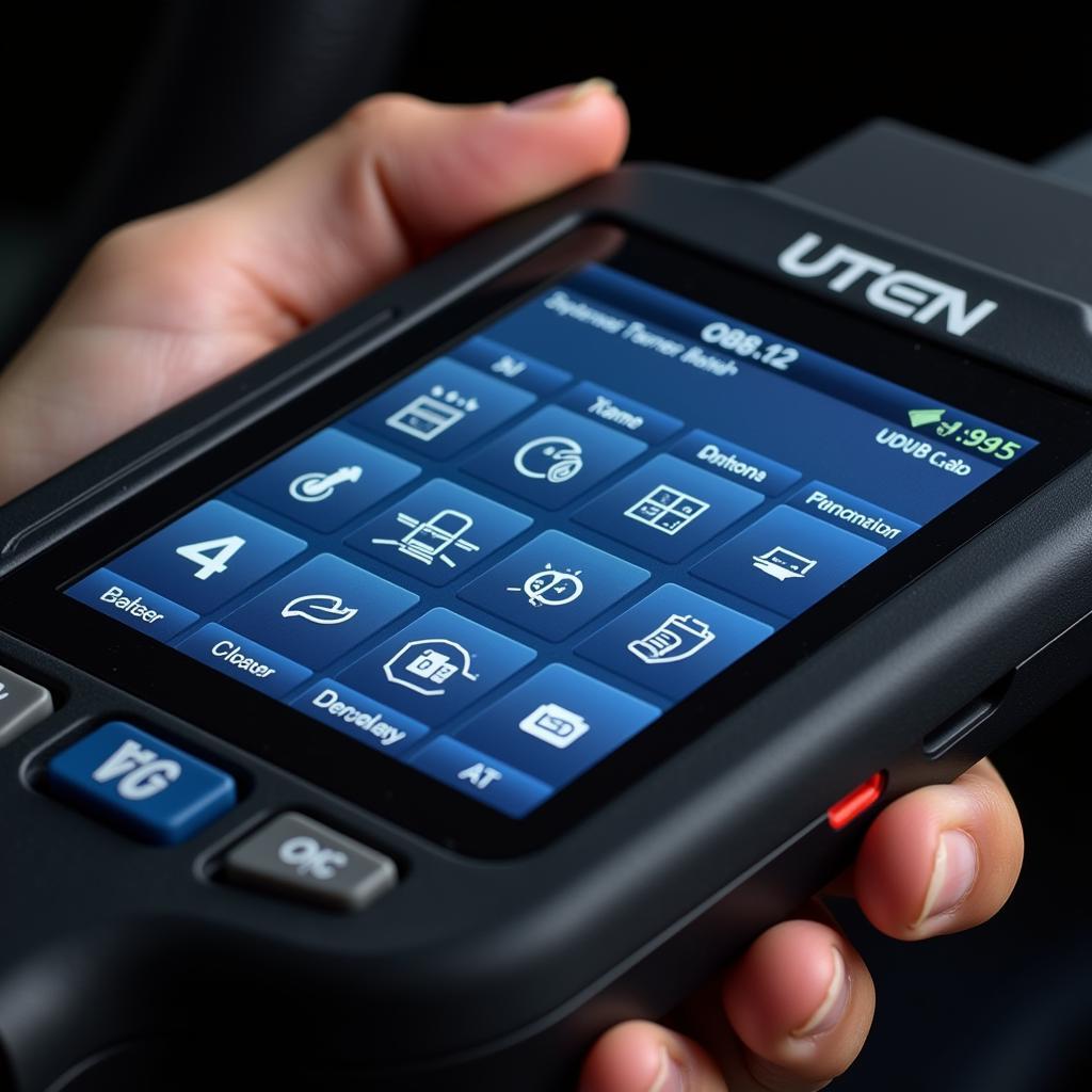 User-Friendly Interface of a Uten Scan Tool OBD2