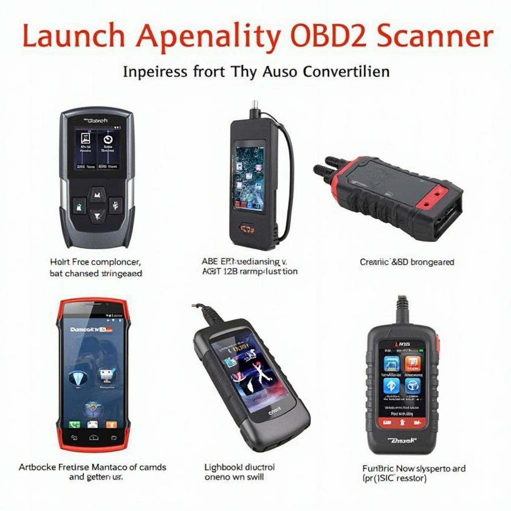 Different Launch Bluetooth OBD2 Scanners