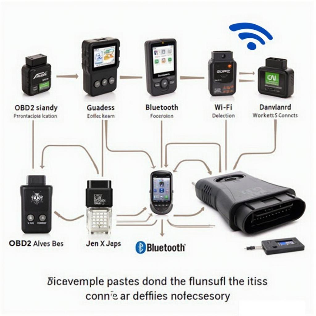 Various OBD2 Scanners and Adapters