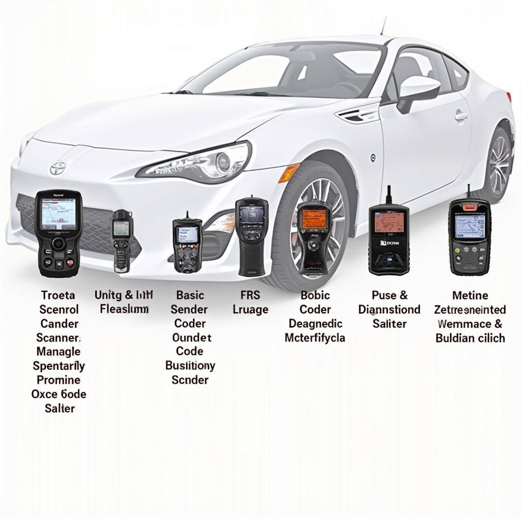 Various OBD2 scanners suitable for the Scion FR-S