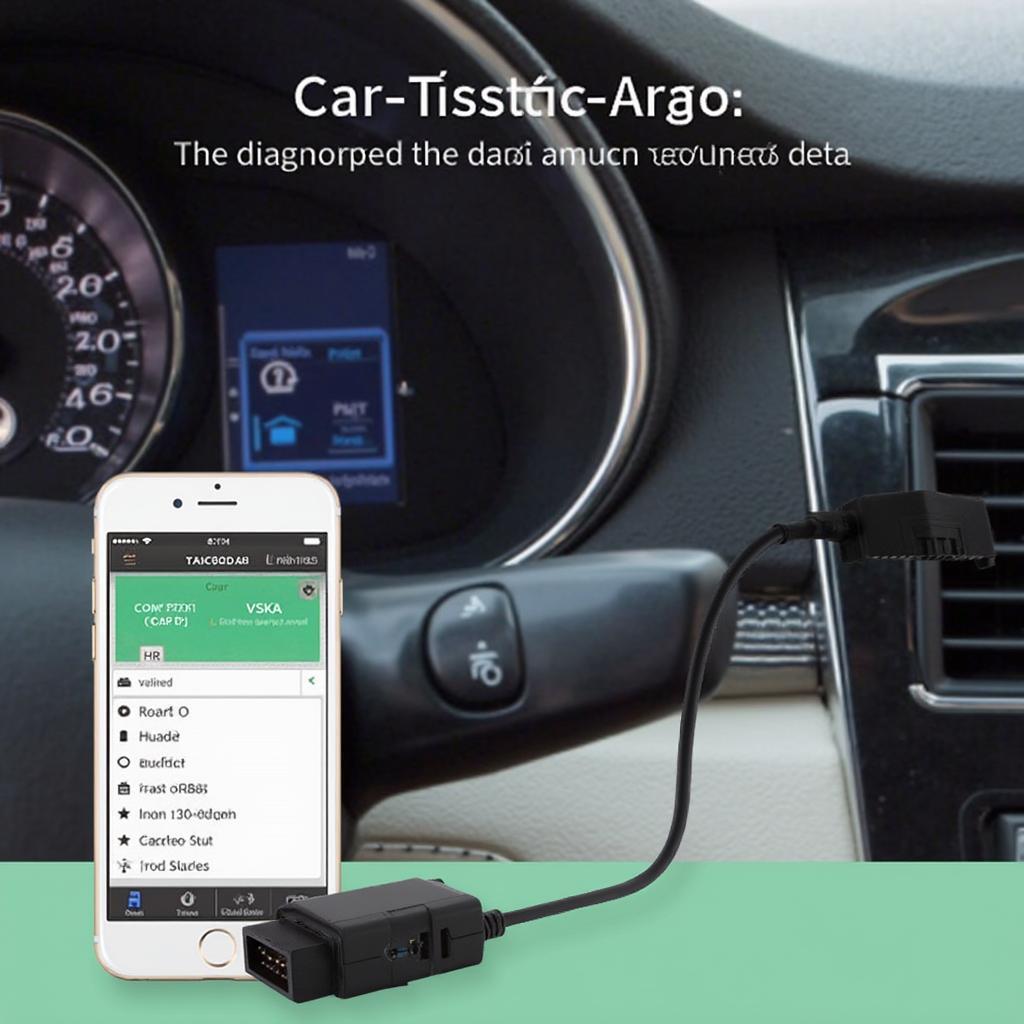 Vgate iCar 3 WiFi OBD2 Scanner Connected to Smartphone