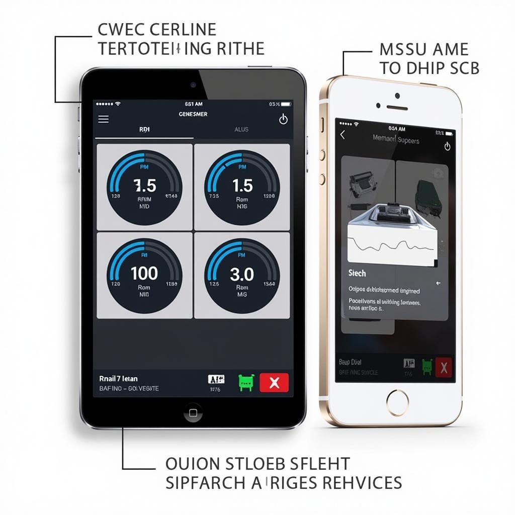 Vgate OBD2 App Interface on iPhone