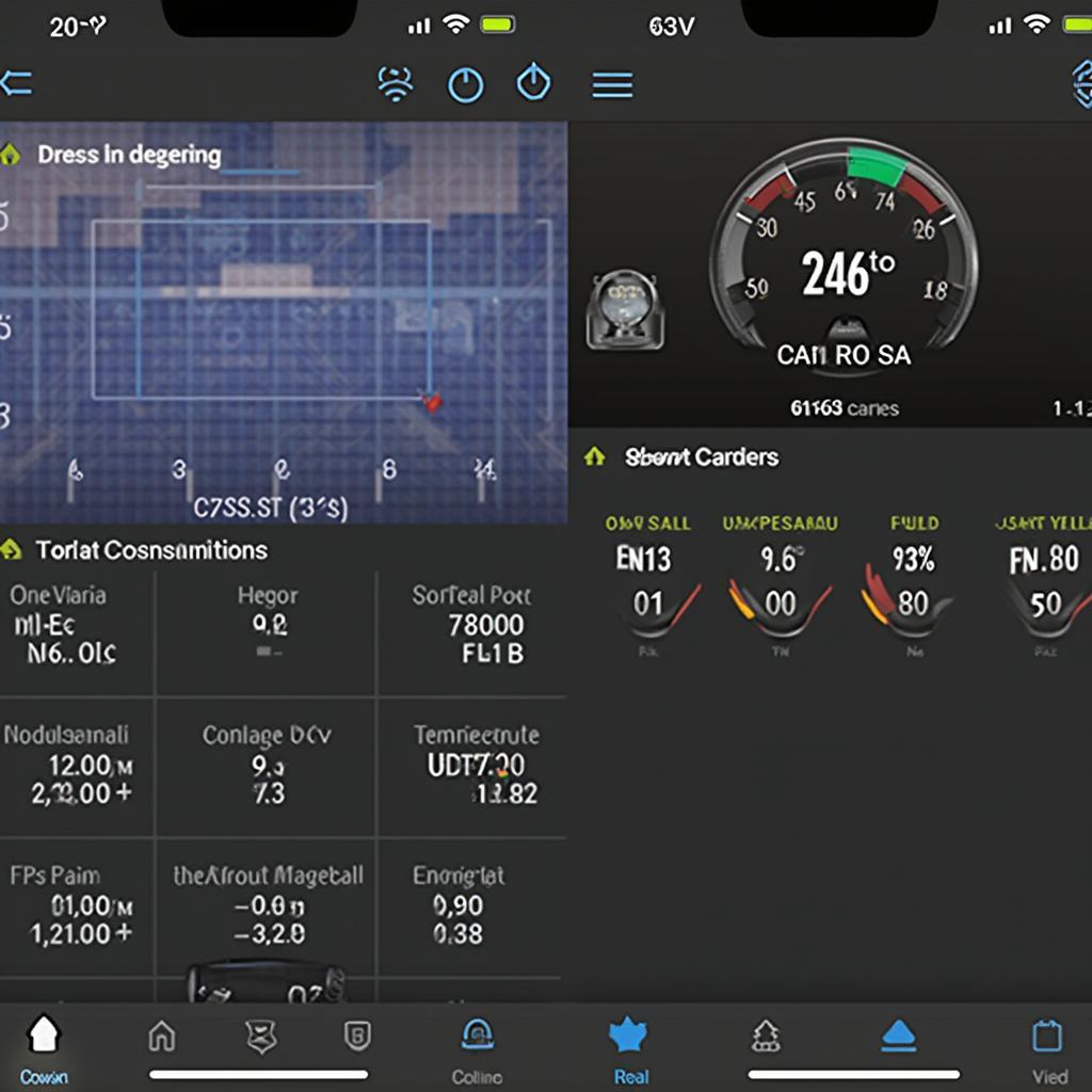 Vgate OBD2 iOS scanner app interface