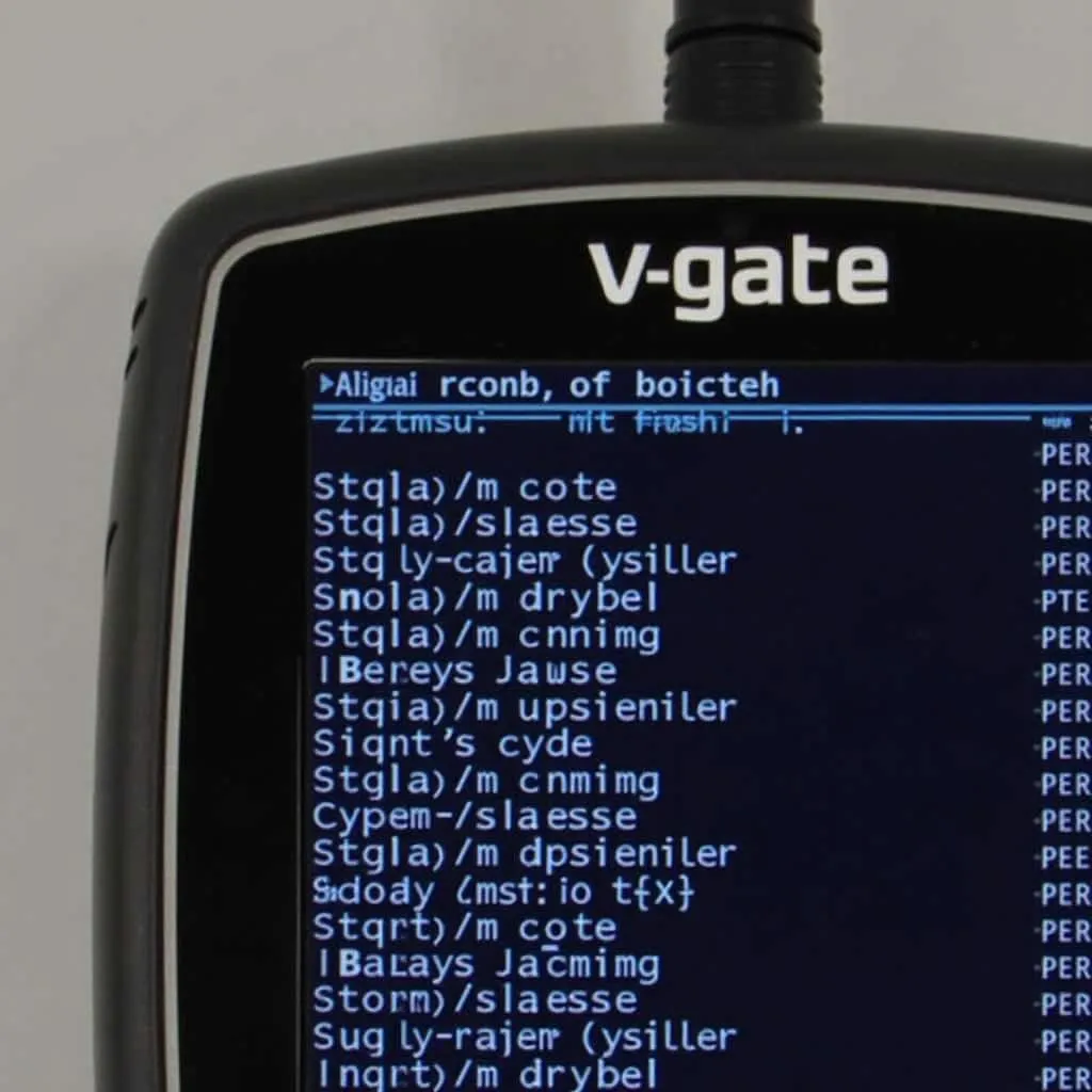 Vgate Scantool MaxiScan VS890 Displaying Error Codes