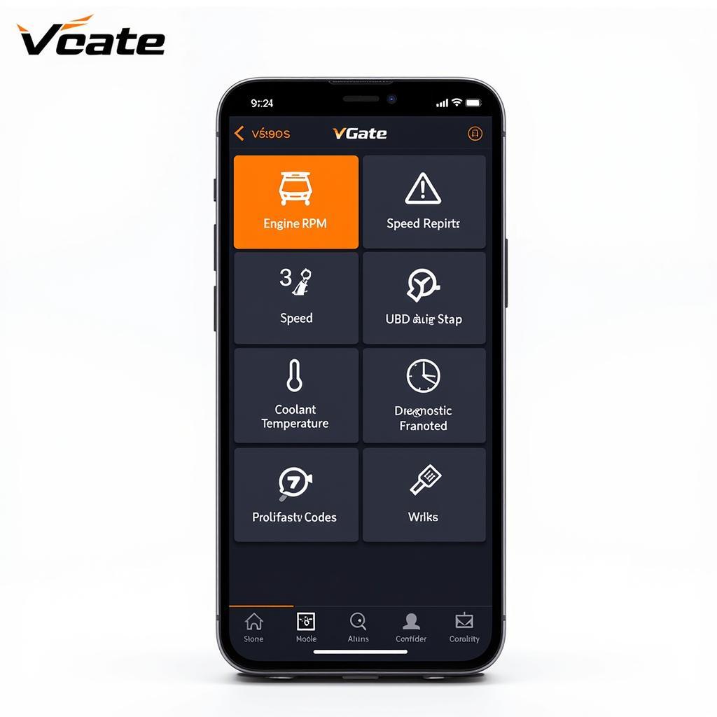 Vgate VS890S OBD2 Scanner Features Display