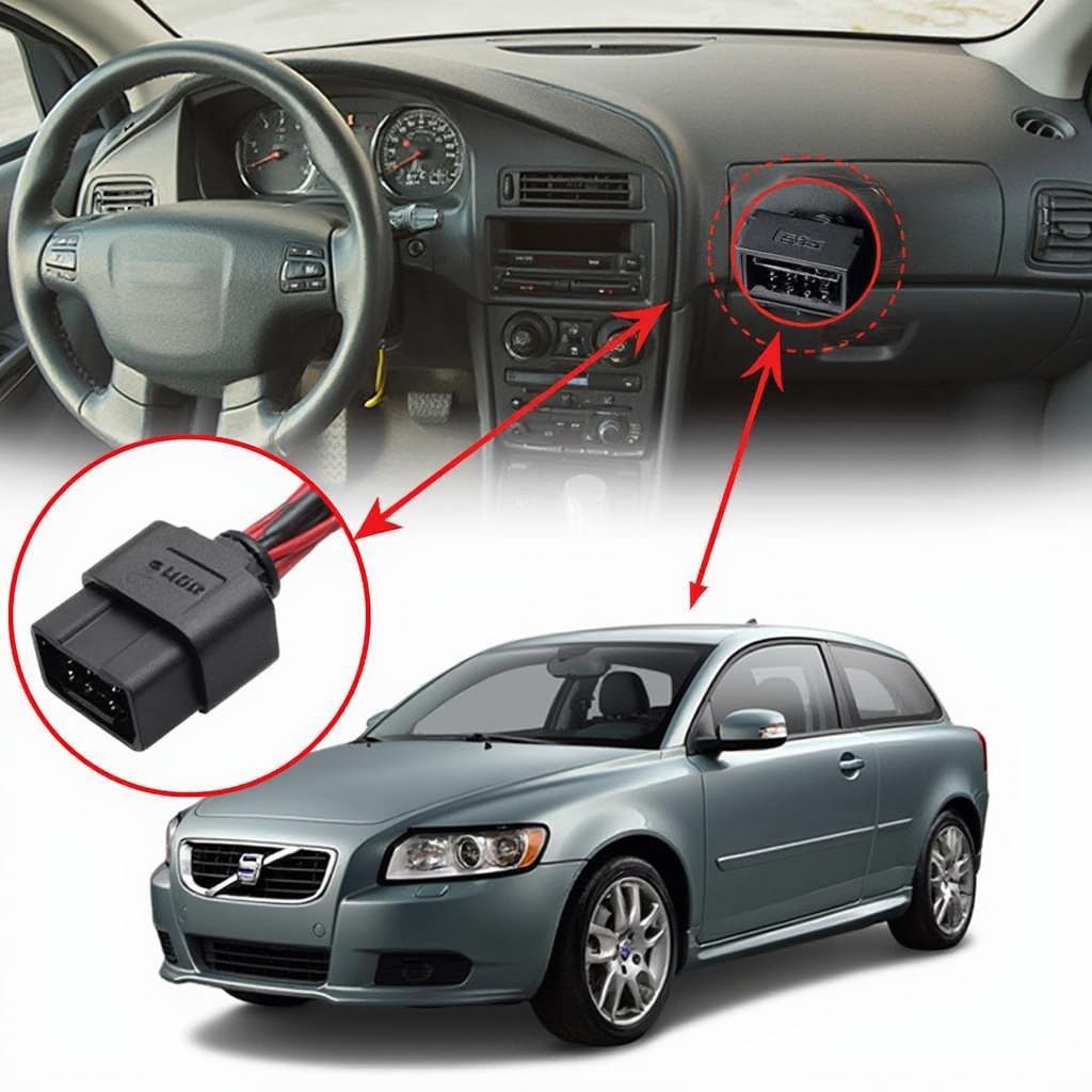 Volvo C30 OBD2 Port Location